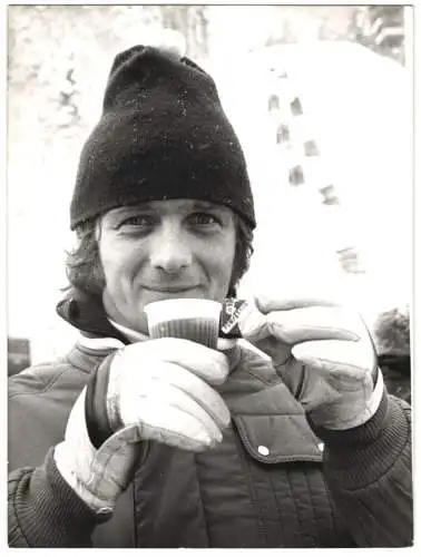 Fotografie Skispringer Alfred Grosche, Starter für den DSV bei der Vierschanzen-Tournee 1974