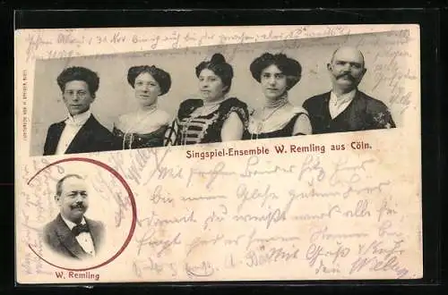 AK Singspiel-Ensemble W. Remling aus Köln, Dir. W. Remling