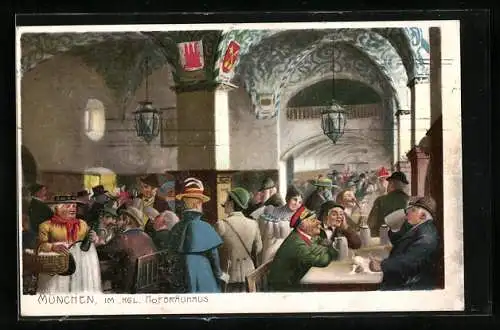 AK München, Im Königlichen Hofbräuhaus