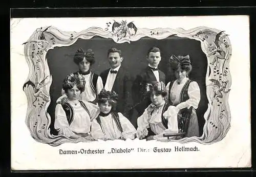 AK Damen-Orchester Diabolo, Dir. Gustav Hollmach