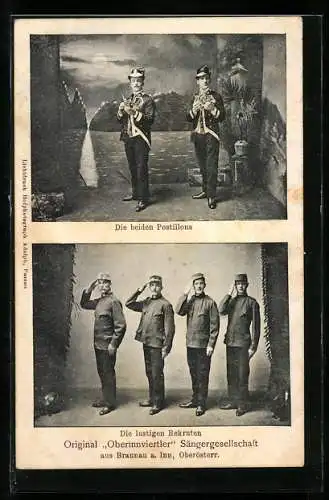 AK Braunau am Inn, Original Oberinnviertler Sängergesellschaft, Die lustigen Rekruten
