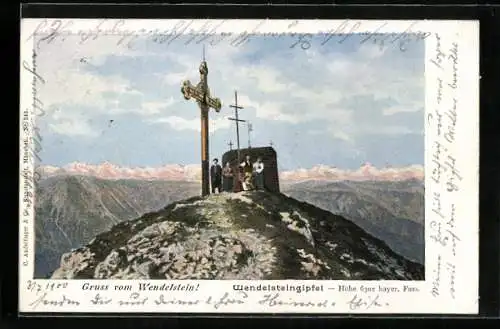 AK Gipfelkreuz auf dem Wendelsteingipfel