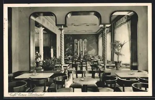 AK Dortmund, Café Corso in der Strasse Westenhellweg