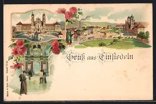 Lithographie Einsiedeln, Panorama
