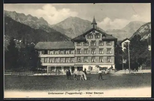 AK Unterwasser / Toggenburg, Hotel Sternen