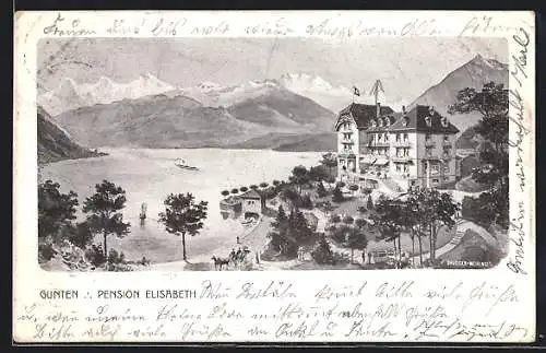 AK Gunten, Pension Elisabeth