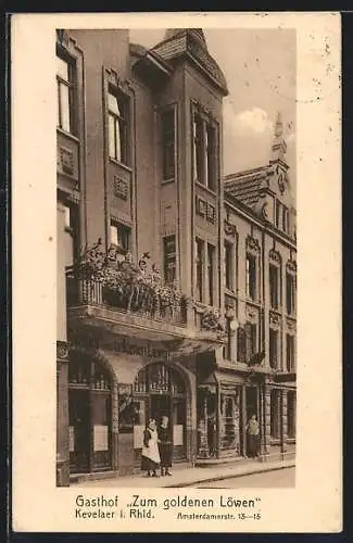 AK Kevelaer i. Rhld., Gasthof Zum goldenen Löwen, Amsterdamerstr. 13-15