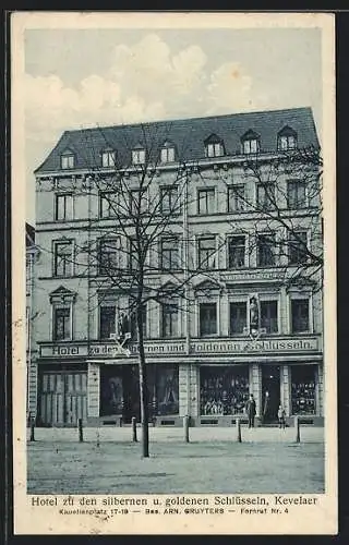 AK Kevelaer, Hotel zu den silbernen und goldenen Schlüsseln, Kapellenplatz 17-19