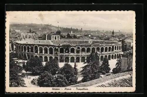 AK Verona, Blick auf das Amphitheater