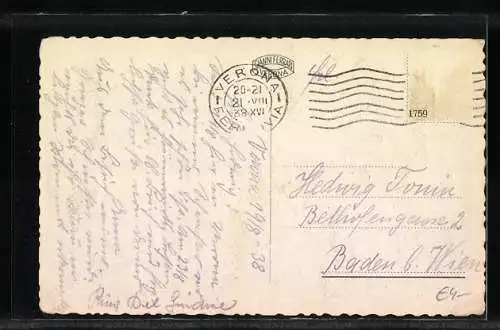 AK Verona, Blick auf das Amphitheater