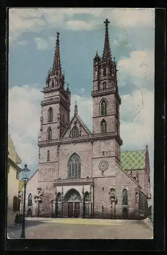 AK Basel, Blick auf den Münster