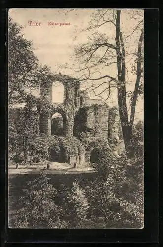 AK Trier, Blick auf den Kaiserpalast