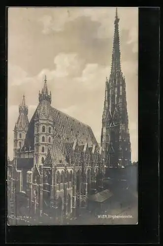 AK Wien, Blick auf die Stephanskirche