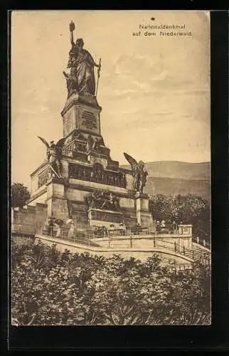 AK Nationaldenkmal auf dem Niederwald