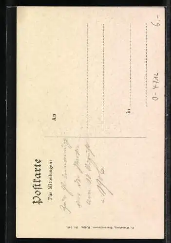 AK Kyffhäuser, Reiterstatue am Kyffhäuser-Denkmal