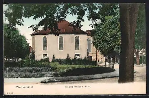 AK Wolfenbüttel, Partie am Herzog Wilhelm-Platz