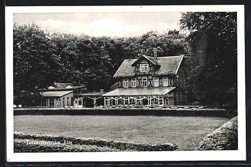 AK Tetzelstein im Elm, Waldwirtschaft Tetzelstein, Bes. K. Böker