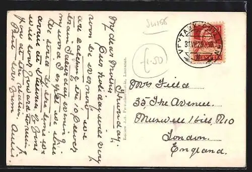 AK Territet, Le Quai de Borcherex