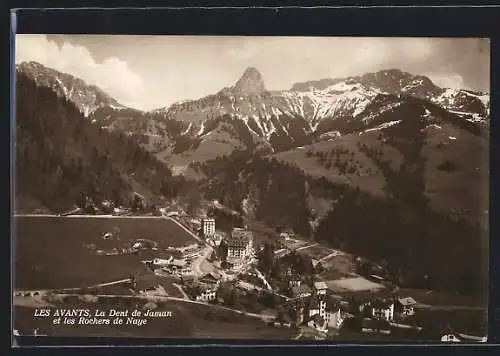 AK Les Avants, La Dent de Jaman et les Rochers de Naye