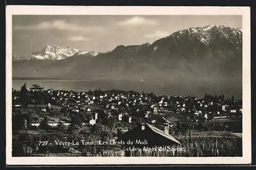 AK Vevey, La Tour, Les Dents du Midi