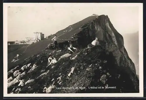 AK Les Rochers de Naye, L`Hôtel et le Sommet