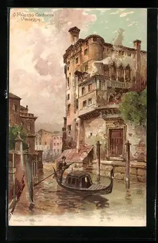 Künstler-AK P. Schmohl: Venedig / Venezia, Palazzo Contarini