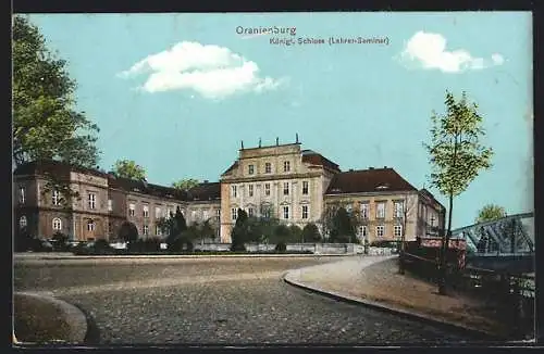 AK Oranienburg, Königl. Schloss, Lehrer-Seminar