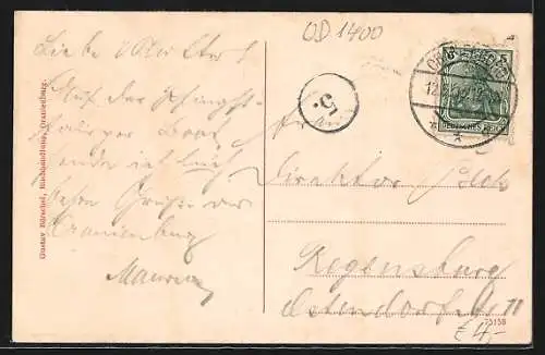 AK Oranienburg, Königl. Schloss, Lehrer-Seminar