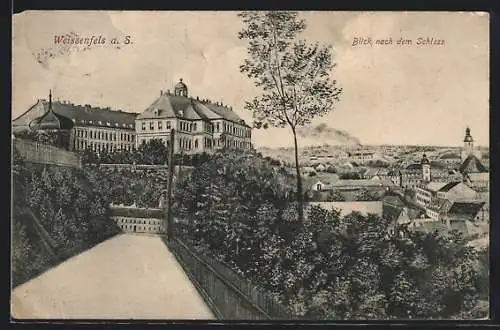 AK Weissenfels a. S., Blick nach dem Schloss