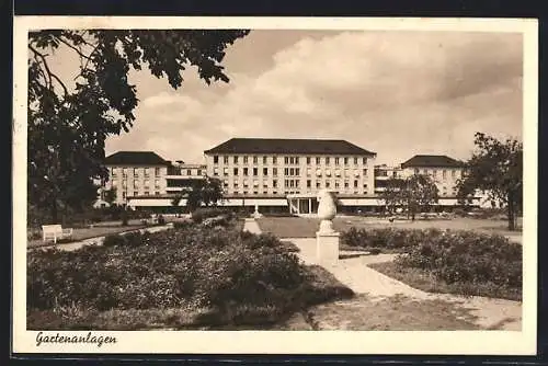 AK Heidelberg, Chirurgische Universitäts-Klinik, Gartenanlage