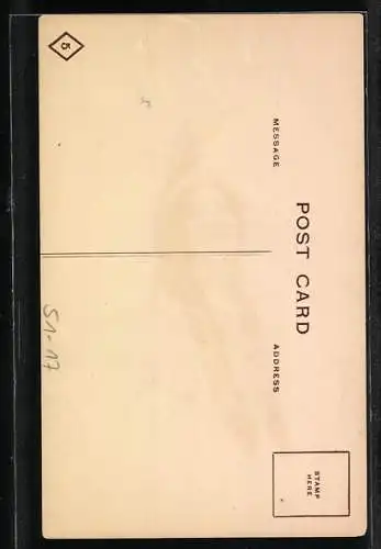 Künstler-AK Junge Indianer Frau