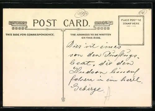 AK Steamer Hendrick Hudson of Hudson River Day Line