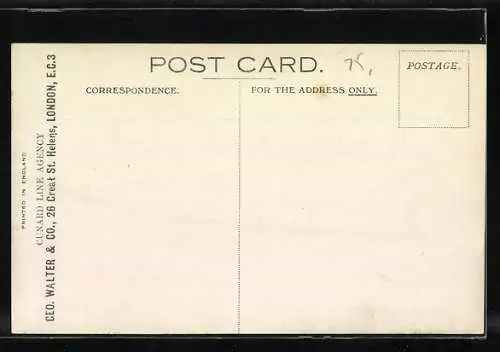 AK Passagierschiff RMS Carmania d. Cunard Line