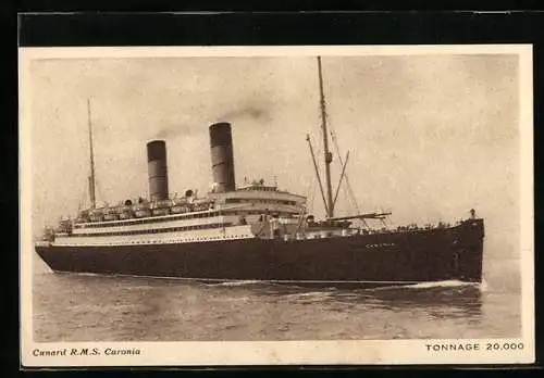 AK Passagierschiff Cunard RMS Caronia