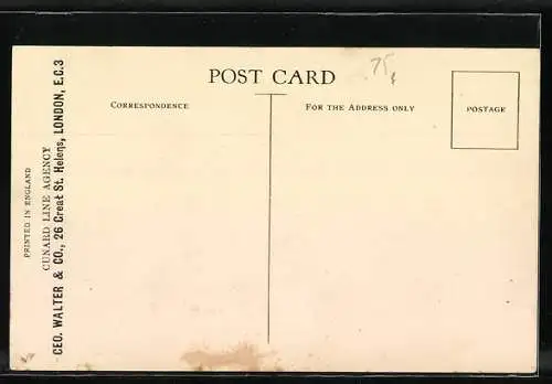 AK Passagierschiff Cunard RMS Caronia