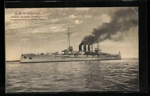 AK Panzerschiff SMS Helgoland
