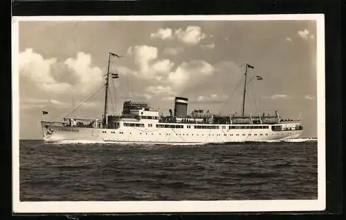 AK Passagierschiff MS Königin Luise in voller Fahrt