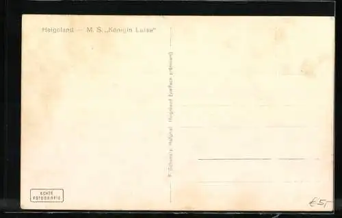 AK Passagierschiff MS Königin Luise in voller Fahrt