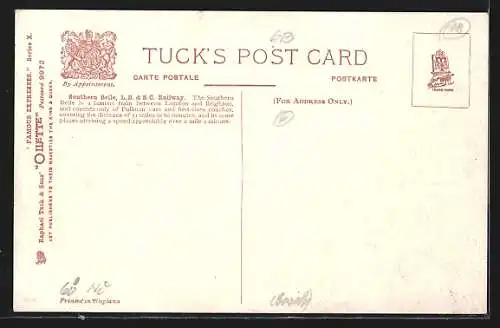 AK Englische Eisenbahn Southern Belle 40, LB & SC Railway