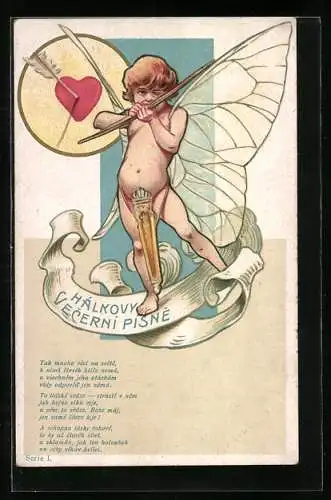 AK Amor zielt mit seinem Bogen