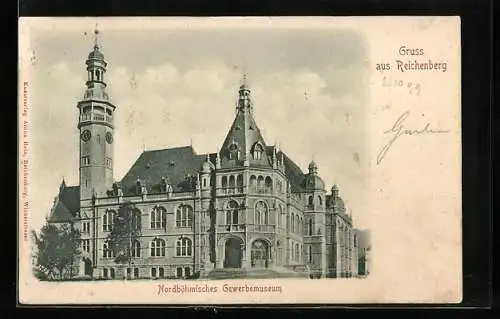 AK Reichenberg, Nordböhmisches Gewerbemuseum