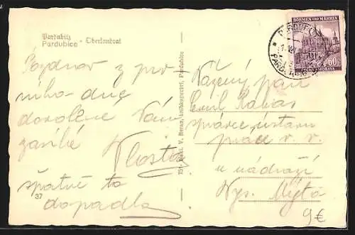 AK Bardubitz, Ansicht vom Oberlandrat