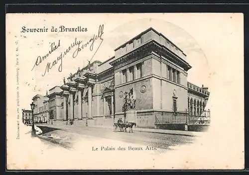 AK Brüssel / Bruxelles, Le Palais des Beaux Arts