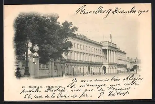 AK Brüssel / Bruxelles, Palais Royal