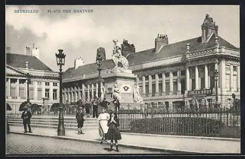 AK Brüssel / Bruxelles, Place des Martyrs