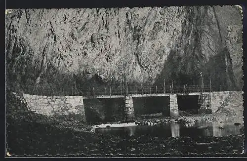 AK Postojna, Most v jami