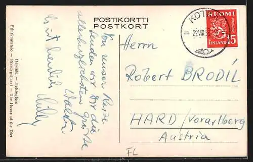 AK Helsinki, The House of the Diet