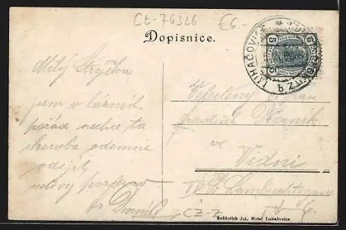 AK Luhacovic, Pohled na lázne od severu