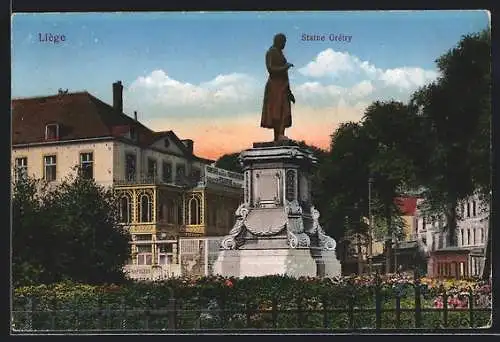 AK Liège, Statue Grétry