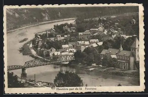 AK Hastière-par-de-là, Panorama mit Brücke